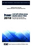 Chỉ số công khai ngân sách tỉnh POBI 2018