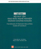 Sổ tay Bộ quy tắc đạo đức nghề nghiệp ngành chứng khoán