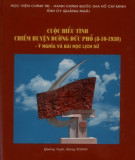 Ý nghĩa và bài học lịch sử của Cuộc biểu tình chiếm huyện đường Đức Phổ (8-10-1930): Phần 2