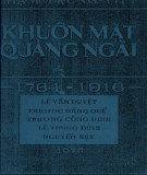 Khuôn mặt Quảng Ngãi (1764-1916)