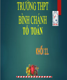 Bài giảng Hình học lớp 11 bài 3: Một số phương trình lượng giác thường gặp (Tiếp theo) - Trường THPT Bình Chánh