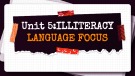 Bài giảng Tiếng Anh lớp 11 Unit 5: Illiteracy (Language focus) - Trường THPT Bình Chánh