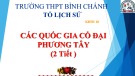 Bài giảng Lịch sử lớp 10 bài 4: Các quốc gia cổ đại Phương Tây - Trường THPT Bình Chánh