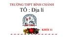 Bài giảng Địa lí lớp 11 bài 6: Hợp chúng quốc Hoa Kì (Tiết 1) - Trường THPT Bình Chánh