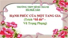 Bài giảng Ngữ văn lớp 11: Hạnh phúc của một tang gia (Trích Số đỏ) - Trường THPT Bình Chánh