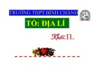 Bài giảng Địa lí lớp 11 bài 2: Xu hướng toàn cầu hóa, khu vực hóa kinh tế - Trường THPT Bình Chánh