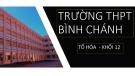 Bài giảng Hóa học lớp 12 bài 9: Amin - Trường THPT Bình Chánh