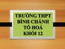 Bài giảng Hóa học lớp 12 bài 14: Vật liệu polime - Trường THPT Bình Chánh