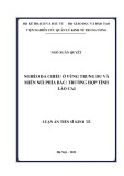 Luận án Tiến sĩ Kinh tế: Nghèo đa chiều ở vùng Trung du và miền núi phía Bắc trường hợp tỉnh Lào Cai