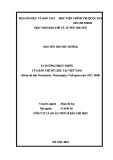 Tóm tắt Luận án Tiến sĩ Báo chí học: Xu hướng phát triển của báo chí dữ liệu tại Việt Nam