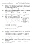Đề kiểm tra chất lượng tuyển sinh Đại học môn Toán năm 2022-2023 có đáp án - Trường THPT Phan Châu Trinh