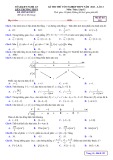 Đề thi thử tốt nghiệp THPT môn Toán năm 2022-2023 (Lần 2) - Liên trường THPT tỉnh Nghệ An