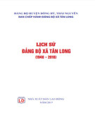 Ebook Lịch sử Đảng bộ xã Tân Long (1946-2016): Phần 2