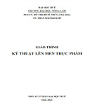 Giáo trình Kỹ thuật lên men thực phẩm: Phần 2 - PGS.TS. Đỗ Thị Bích Thuỷ