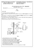 Đề thi kết thúc học phần học kì phụ môn Nguyên lý - Chi tiết máy năm 2020-2021 có đáp án - Trường CĐ Kỹ thuật Cao Thắng