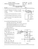 Đề thi kết thúc học phần học kì 2 môn Nguyên lý - Chi tiết máy năm 2021-2022 có đáp án - Trường CĐ Kỹ thuật Cao Thắng (Đề số 2)