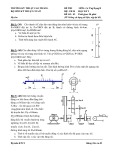Đề thi kết thúc học phần học kì 1 môn Cơ ứng dụng B năm 2020-2021 có đáp án - Trường CĐ Kỹ thuật Cao Thắng (Đề số 2)