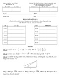 Đề thi kết thúc môn Toán cao cấp năm 2020-2021