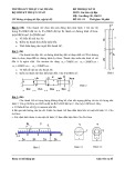 Đề thi kết thúc học phần học kì 2 môn Sức bền vật liệu năm 2019-2020 có đáp án - Trường CĐ Kỹ thuật Cao Thắng (Các ngành Cơ khí, Ô tô - Đề số 1)
