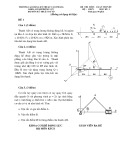 Đề thi kết thúc học phần học kì 1 môn Cơ lý thuyết năm 2021-2022 có đáp án - Trường CĐ Kỹ thuật Cao Thắng