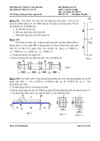 Đề thi kết thúc học phần học kì 2 môn Sức bền vật liệu năm 2019-2020 có đáp án - Trường CĐ Kỹ thuật Cao Thắng (Các ngành Cơ khí, Ô tô - Đề số 2)