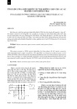 Ứng dụng FPGA điều khiển vector không gian cho AC-AC matrix converter 3 pha