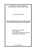 Sáng kiến kinh nghiệm Mầm non: Một số biện pháp rèn kỹ năng giao tiếp cho trẻ 3-4 tuổi tại trường Mầm non Xuân Phúc
