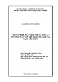 Sáng kiến kinh nghiệm Mầm non: Một số biện pháp giúp trẻ 5-6 tuổi A1 trường mầm non Yên Thọ chuẩn bị sẵn sàng vào lớp 1