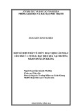 Sáng kiến kinh nghiệm Mầm non: Một số biện pháp tổ chức hoạt động Âm nhạc cho trẻ 5 - 6 tuổi A1 đạt hiệu quả tại Trường Mầm non Xuân Khang