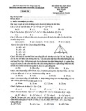 Đề thi học kì 2 môn Toán lớp 7 năm 2022-2023 - Trường THCS&THPT Nguyễn Tất Thành