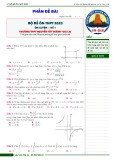 Tuyển tập 20 đề ôn thi tốt nghiệp THPT năm 2023 môn Toán có đáp án