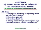 Bài giảng Chương 9: Hệ thống thanh tra giám sát thị trường chứng khoán - ThS. Đỗ Văn Quý