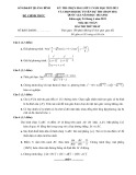Đề thi học sinh giỏi môn Toán lớp 11 năm 2023-2024 có đáp án (Vòng 1) - Sở GD&ĐT Quảng Bình