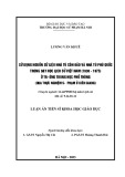 Luận án Tiến sĩ Khoa học giáo dục: Sử dụng nguồn sử liệu nhà tù Côn Đảo và nhà tù Phú Quốc trong dạy học lịch sử Việt Nam (1930 - 1975) ở trường THPT (Qua thực nghiệm sư phạm ở Kiên Giang)