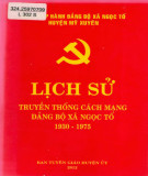 Ebook Lịch sử truyền thống cách mạng Đảng bộ xã Ngọc Tố (1930-1975): Phần 2