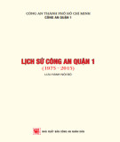 Ebook Lịch sử Công an quận 1 (1975-2015): Phần 2