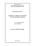 Luận án Tiến sĩ Sử học: Giáo dục khoa cử Đại Việt từ năm 1527 đến năm 1592