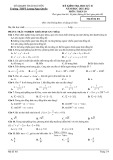 Đề thi học kì 2 môn Toán lớp 10 năm 2021-2022 có đáp án - Trường THPT Lương Ngọc Quyến, Thái Nguyên