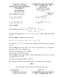 Đề thi học kì 2 môn Toán lớp 11 năm 2021-2022 có đáp án - Trường THPT Phan Đăng Lưu, TP HCM
