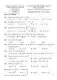 Đề thi học kì 2 môn Toán lớp 10 năm 2021-2022 có đáp án - Trường THPT Lạc Long Quân, Bến Tre