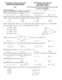 Đề thi học kì 2 môn Toán lớp 11 năm 2021-2022 - Trường THPT Thăng Long – Hà Nội