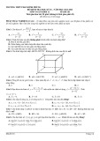 Đề thi học kì 2 môn Toán lớp 11 năm 2021-2022 có đáp án - Trường THPT Phan Đình Phùng, Hà Nội