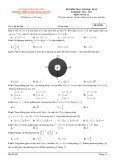 Đề thi học kì 2 môn Toán lớp 12 năm 2021-2022 có đáp án - Trường THPT Lương Ngọc Quyến, Thái Nguyên