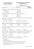 Đề thi học kì 2 môn Vật lí lớp 12 năm 2021-2022 - Trường THPT  Lê Lợi, Quảng Trị