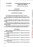 Quyết định số 1676/QĐ-BTC