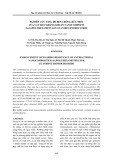 Nghiên cứu tăng độ bền chống rửa trôi của vật liệu kháng khuẩn nanocompozit Fe3O4/polyhexametylen guanidin hydroclorit