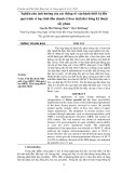 Nghiên cứu ảnh hưởng của các thông số vận hành thiết bị đến quá trình vi bọc tinh dầu chanh (Citrus latifolia) bằng kỹ thuật sấy phun