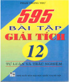 595 bài tập tự luận và trắc nghiệm Giải tích 12: Phần 1