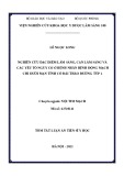 Tóm tắt Luận án Tiến sĩ Y học: Nghiên cứu đặc điểm lâm sàng, cận lâm sàng và các yếu tố nguy cơ ở bệnh nhân bệnh động mạch chi dưới mạn tính có đái tháo đường týp 2