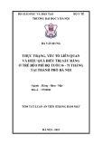 Tóm tắt Luận án Tiến sĩ Răng hàm mặt: Thực trạng, yếu tố liên quan và hiệu quả điều trị sâu răng ở trẻ béo phì độ tuổi 36 đến 71 tháng tại Thành phố Hà Nội